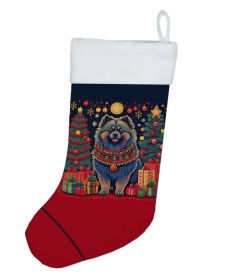 Keeshond Christmas Christmas Stocking Fireplace Hanging Stockings Christmas Season Party Decor Family Holiday Decorations